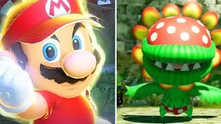 Mario Tennis Aces - Intro Animation + Pinata Plant Battle