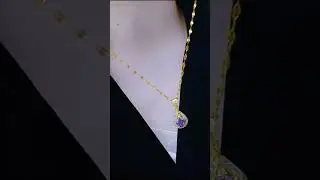 Her Lab Jewelry To Water droplets zircon necklace😍#jewellery #earrings #jewellerydesign