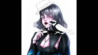 Paint Color - Emily As A Dark Priest As Herself An Exorcism With Her Pet Crow (Girls Pics)