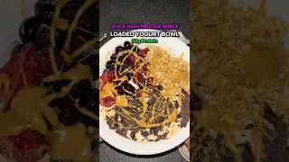 Loaded yogurt bowl 52g of protein! #highproteinsnack #highprotein #mealprep #yogurtbowl