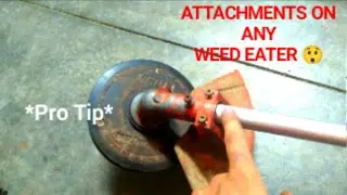 How To Put Attachments On Any Weed Eater