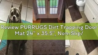 Review PURRUGS Dirt Trapping Door Mat 24