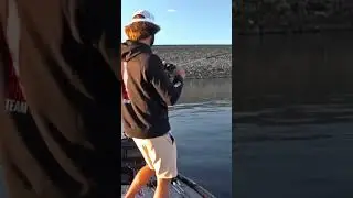 Tricking a school of fish at Sam Rayburn