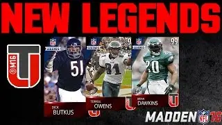 MUT 16 NEW LEGENDS FT. TERRELL OWENS + BUTKUS | MADDEN 16 ULTIMATE TEAM