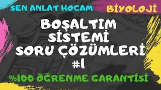 BOŞALTIM SİSTEMİ SORU ÇÖZÜMLERİ 1 | AYT BİYOLOJİ | ✅
