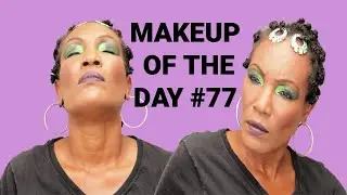 JUVIAS PLACE ARMY GREEN REBEL QUAD | NEW EYE SHADOW | HOODED EYES MAKEUP | MAKEUP OF THE DAY 77