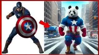 AVENGERS But KUNGFU PANDA 🐼VENGERS 🔥All Characters 🔥(Marvel & DC) 2025 💥