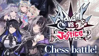 Anime Girls Panic Learning Chess 【Chess Lesson with Advent | #AdVSJus Chess】