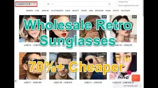 Wholesale Retro Sunglasses in USA | Best Vendor of Fashion Accessories | 2022 Cheapest!