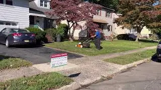 Tom Test Drives STIHL Battery-Powered Lawn Mower Helping Korean War Veteran &  Gets Free Logo Hat !