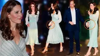 Catherine STUNS William In Glamorous Blue Missoni Dress And Bartender Talent At Bar!