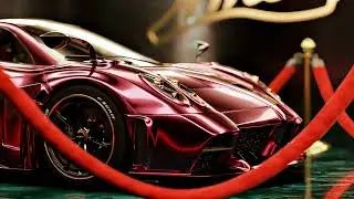 [FULL CGI] Pagani Imola in Fuchsia/ Rose gold spec | Studio set | Blender 3D