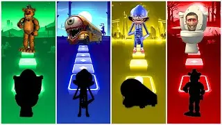 FNAF 🆚 School Bus 🆚 Shin Sonic 🆚 Skibidi Toilet | Coffin Dance cover!