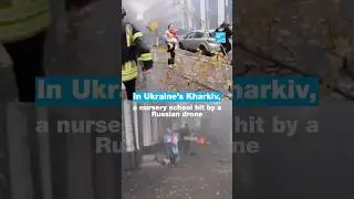 🇺🇦 In Ukraine&rsquo;s Kharkiv, a nursery school hit by a Russian drone &bull; FRANCE 24 English