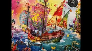 Aimee Stewart Silver Select Crystal Dream Ship Harbor Buffalo Games 1000 Piece Jigsaw Puzzle
