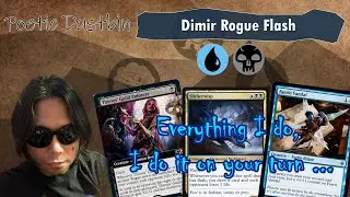 MTG Arena - Standard Dimir Rogue Flash Deck with Thieves Guild Enforcer, Slitherwisp & Faerie Vandal