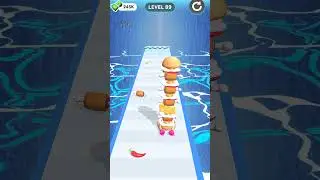 INSANE!! Burger Stack Run 3D 89 #gaming #donuts #ybgames #viral