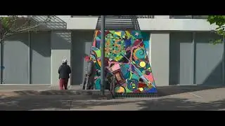 Sony fx3 4K Widescreen HDR Video: LA's Grand Hope Park Saturday Morning