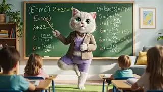 Yoga, School, Cooking & Sleep &ndash; The Cat&rsquo;s Daily Routine; #catstory #kidsstory #animationstory