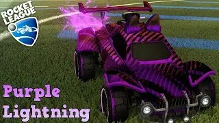 Rocket League - Purple Lightning Boost Gameplay