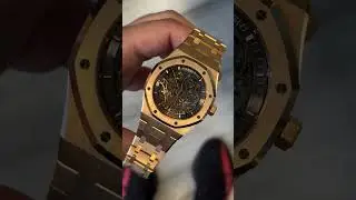 A true icon- Royal Oak Double Balance Wheel Openworked#15407OR in 18-carat rose gold#viral#shorts