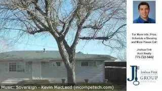 190 Sheridan Way, Sparks, NV Presented by Joshua Fink.