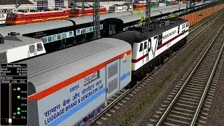 Ranchi shatabdi and ganadevta parallel departure from Howrah station || MSTS In Open Rail