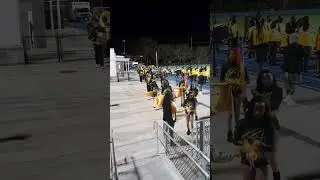 The Robert W. Groves Marching Rebels are marching back into the stands.