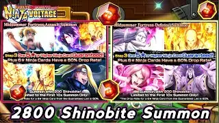 (2022) Midsummer Fortress (Assault & Defense) Summon 2800 Shinobite | Naruto X Boruto Ninja Voltage