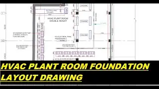 Chiller Plant Room Foundation layout | Training for Construction engg | Live Training Session-5 |