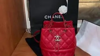 Chanel & LV Unboxing! Gorgeous Chanel Drawstring Bag from 19B!