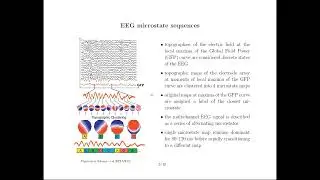 Hanna Derets - Distance Metrics and Minimization of Epsilon Automata: EEG Microstate Sequences