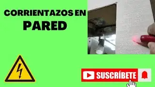 Por qu&eacute; pasa la corriente en la pared ?