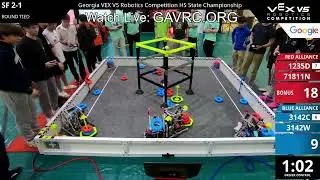 Georgia Regionals : Division 1 - SF #2-1 - 1235D & 71811N vs 3142C & 3142W - Auton + Driver