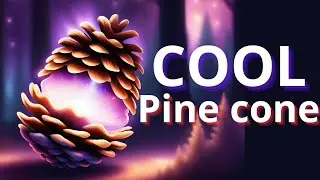 Super ASMR PINE CONE (cool effect)🌲