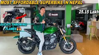 Benelli 752s: Most Affordable Superbike in Nepal🇳🇵| Ducati Exhaust Sound🔥| Price in 2024 ??
