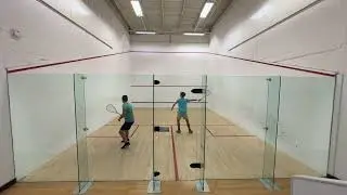 Squash training - no back wall