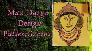 Durga Puja Craft ideas | Pulses and Grains Craft