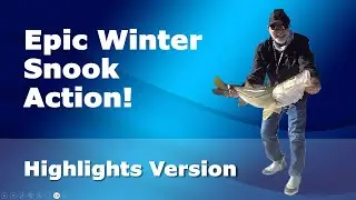 Epic snook action!  See how winter can be the best time to catch big snook.  (Highlights version)