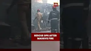 Telangana: Firefighting, Rescue Operations Continue After Blaze at Furniture Godown in Hyderabad