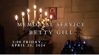 Celebration of Life of Betty Gill