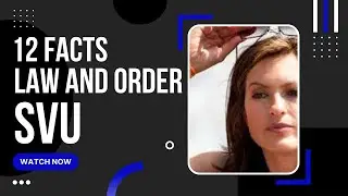 12 Law and Order SVU Facts | Olivia Benson and Stabler | Christopher Meloni | Mariska Hargitay