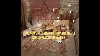 HUGE POUNDWORLD, WILKO & PRIMARK CHRISTMAS HAUL!