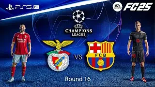 FC 25 - Benfica vs. Barcelona | UEFA Champions League Round 16 Full Match | PS5&trade; Pro [4K60]