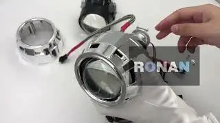 RONAN 2.5''Ver8.1 Blue Honeycomb Bi Xenon HID MINI Projector Lens H1