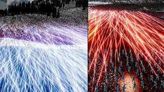 Laser Army vs 1.200.000 Zombies - Ultimate Epic Battle Simulator 2