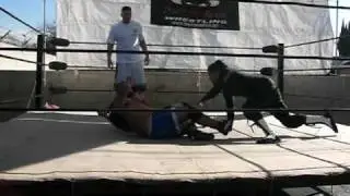 Kick-out drills Pro Wrestling Training ~ www.SantinoBros.com