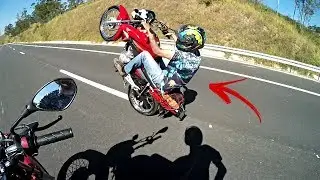 DEIXEI MEU IRM&Atilde;O DAR GRAU NA MINHA MOTO