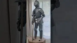 Minecraft Armor Stand IRL for cardboard Knight Armor | #cosplay #knight #armor #diy #fyp