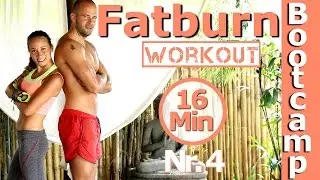 Workout für Zuhause - Fett verbrennen - Rückenschmerzen -  Haltung verbessern - Bootcamp #4